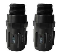 Régulateur de pression 30PSI, 2PCS Réducteur de pression à faible teneur en débit, 3/4 pouce de filetage Remplacement de la soupape du régulateur en plastique pour le jardinage du système d'irrigatio