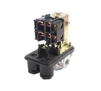 Régulateur de Pression à Quatre Ports pour Compresseur D'air Vertical | Interrupteur Réglable en Métal, Courant Maximal 20 A, Pression 90 à 125 Psi, Installation Facile pour Entretien Domestique