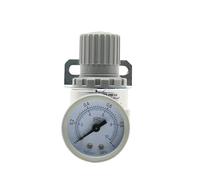 Régulateur de pression d'air AR2000 1/4'', compresseur de contrôle, pompe, unités de traitement de régulation de gaz avec manomètre réglable(AR2000-SMPM20)
