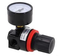 Régulateur de pression d'air avec port 1/4 NPT et manomètre pour systèmes d'air comprimé réglable 20 100 PSIG