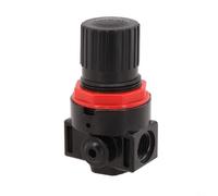 Régulateur de pression d'air en alliage d'aluminium AR2000 Noir | Construction résistante à la haute pression, antirouille, taille 73,8 x 40 mm, pour des conditions difficiles