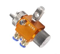 Régulateur de pression d'air pour machine à blister - A-100 Buse de pulvérisation automatique avec buse en métal pour machine d'aspiration en plastique, 0,8 mm/1,0 mm/1,3 mm/2,0 mm, aluminium (1,3 mm)