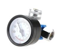 Régulateur De Pression D'air Pour Pistolet à Peinture 1/4", Kit De Régulateur De Valve De Régulation De Pression D'air, Manomètre, Accessoire D'outil Pneumatique, Pour Instruments De Pistolet De Pulvé