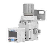 Régulateur de Pression D'air, Vanne de Régulation de Pression à Vide Pneumatique élevée, Précision du Régulateur de Pression D'air, Manomètre Numérique, Vanne de Régulation de