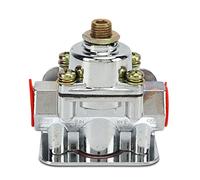 Régulateur de Pression de Carburant de Carburateur, 4-1/2 à 9 Psi 3/8in NPT Port Kit de Régulateur de Pression de Carburant en Alliage de Zinc 12-803 pour Carburateur Holley