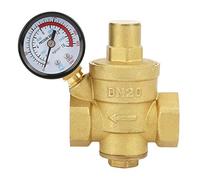 Régulateur de pression des eaux en laiton DN20 | Réglable avec compteur de jauge pour la maison et l'irrigation | Évaluation de pression 1,6 MPA, type de piston, modèle 905