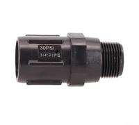 Régulateur de pression d'irrigation goutte à goutte en plastique conçu pour une sortie de 30 PSI et fixation sécurisée de filetage de 1,9 cm