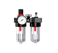 Régulateur de pression du filtre à air, Filtre séparateur huile-eau for compresseur d'air BFC-2000/3000/4000, deux pièces, avec options(BFC3000 with 10MM)