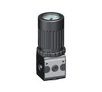 Régulateur de pression G1/4'' 2100l/min 0.5-10.0bar/7-145psi Bouton en fonte de zinc avec manomètre Multifix 1