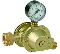 Régulateur de pression moyenne avec sécurité anti-fuite type MD-LGS, variante : M 22 x 1,5 LH 0,5-4,0 bar, 6 kg/h
