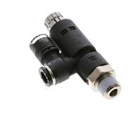 Régulateur de pression pneumatique 8mm - R1/4'' avec manomètre
