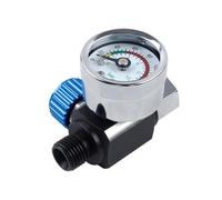 Régulateur de Pression Pneumatique Kit régulateur de pression d'air 1/4" avec manomètre for pistolets pulvérisateurs et outils pneumatiques(Blue)