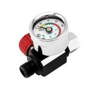 Régulateur de Pression Pneumatique Kit régulateur de pression d'air 1/4", soupape réglage avec manomètre for pistolets pulvérisateurs et outils pneumatiques, accessoire 0-140 psi