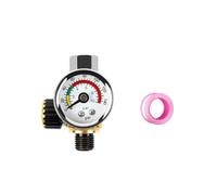 Régulateur de Pression Pneumatique Régulateur de pression for pistolet pulvérisateur, vanne filtre à réglable, manomètre consommation d'air portable, interface universelle G1/4(Pressure Regulator-B)