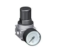 Regulateur de pression pour assemblage de collecteur G1/4'' 1450l/min 0.5-10.0bar/7-145psi en fonte de zinc avec manomètre de 40 mm Multifix 0