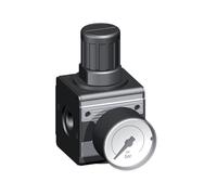 Regulateur de pression pour assemblage de collecteur G1/4''&3/8'' 2250l/min 0.5-16.0bar/7-232psi en fonte de zinc Manomètre de 40 mm Multifix 1