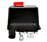 Régulateur de pression pour compresseur d'air 6-12 bar horizontal 220 V 240 | Régule le compresseur et les cycles d'arrêt pour économiser l'énergie et maintenir une pression constante sur une gamme de