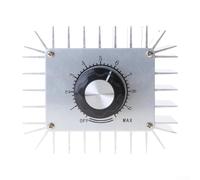 Régulateur de puissance 5000 W avec tension réglable 0 220 V pour ventilateurs et lampes adapté pour une utilisation à la maison et au garage
