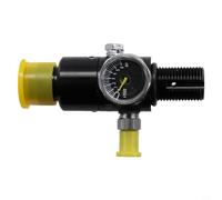 Régulateur de réservoir d'air HPA x 1,5 PCP, valve de charge, station de remplissage d'air, adaptateur de recharge de bouteille de gaz avec jauge, sortie 1200 psi, entrée 4500 psi