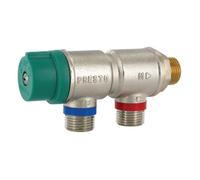 Regulateur de sécurité - Presto - 1/2 - Blanc - Laiton - Intérieur