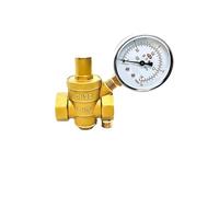 Régulateur de soupape de maintien de réduction de pression d'eau en laiton de 1/2 à 3 pouces, soupape de décharge réglable avec jauge(3")