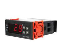 Régulateur de Température 10A/220VAC -8080A + Thermostat Numérique Réfrigérateur Réfrigérant Température Alarme Refroidissement Modes de Chauffage, -50 ° C-99 ° C