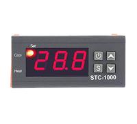 Régulateur de température Contrôleur de thermostat numérique -1000 avec écran LCD 110-220V, -50 ℃ ~ 99 ℃ / -58~210 ℉