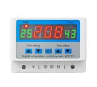 Régulateur de Température Numérique 30A -50 à 110°C(12V300W) | Précision 0.1°C, plage -50 à 110°C, pour affichage LED clair, calibration pour facile, usage industriel