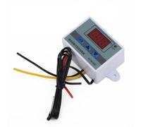 Régulateur de température numérique avec écran LED - Interrupteur thermostat programmable pour chauffage et refroidissement, sonde étanche pour aquarium, incubateur, terrarium, serre (12 V)
