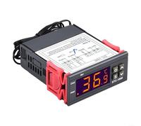 Régulateur de température numérique LCD STC1000, 12 V/24 V/110 V/220 V, convient pour une utilisation domestique ou industrielle. (12 V)