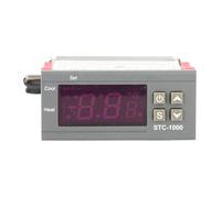 Régulateur de Température Numérique STC-1000 Thermostat Numérique de Refroidissement et de Chauffage avec Capteur Réfrigérateur et Fermenteur (12V)