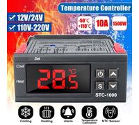 Régulateur De Température Numérique Thermostat Thermorégulateur Pour Incubateur Relais Led Stc-1000 De Refroidissement De Chauffage 12 V 24 V 220 V