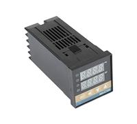 Régulateur de Température PID Jenngaoo, REX-C100FK02 V DN DK 100-240 V avec Relais Statique SSR(REX-C100FK02-V*DN SSR DK 100-240V)