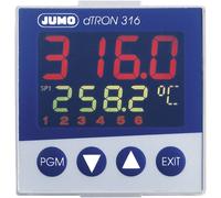 Régulateur de température PID Jumo dTRON 316 703041/181-400-23/000 Pt100, Pt500, Pt1000, KTY11-6, L, J, U, T, K, E, N, S, R, B
