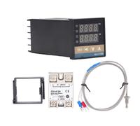 Régulateur de température PID numérique REX-C100 - Etanche & précis - Thermostat 100-240 V pour l'agriculture & l'industrie