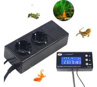Régulateur de température pour aquarium, technologie PID, plage de température réglable, écran LCD, design autonome, fonction minuterie