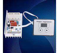 Régulateur de Tension, 10000W SCR Régulateur de Vitesse Contrôleur de Tension AC 220V 80A pour Cuisinières Électrique, Variateur de Lumière, Fer à Souder Électrique, Chauffe-eau, etc