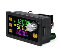 Régulateur de tension 12V DC Step down converter Step up convertisseur 12V 5V, dc 6-36V à 0-36V 120W 6A VA couleur LCD module de charge solaire puissance régulateur protection (SK120)