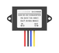 Régulateur de Tension 24V à 5V, convertisseur Puissance 12V, Module abaisseur 18V ~ 36V(18-36V to 5V 6A)