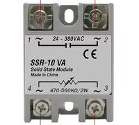 Régulateur de tension à relais statique SSR-10VA SSR-25VA SSR-40VA Sortie AC24-380 V + potentiomètre Contrôleur de température(With Potentiometer,SSR-25VA)
