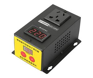 Régulateur de tension, AC 220 V GT10000 W Haute Précision Réglable Thyristor Régulateur de Tension Électronique pour Appareils Ménagers, Appareils Industriels