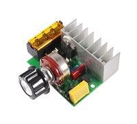 Régulateur de Tension AC, Module de Commande de Température de Vitesse de Gradation Haute Puissance 4000W, Boîtier en Aluminium avec Fusible, pour Une Utilisation à Domicile et à