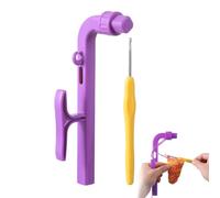 Régulateur de tension au crochet: outil de support ergonomique, guide de fil, projets artistiques au crochet de bricolage, jouets en peluche, processus d'usinage modernisé | Appre