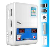 RéGulateur De Tension Automatique 220 V, 30000/20000/15000 Va MéNage Ultra Faible Stabilisateur, Stabilisateur d'alimentation Électrique Montage Mural Ou À Plat pour Petits Appareils Ménagers(20000W)