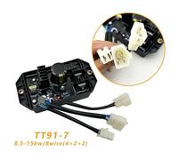 Régulateur de tension automatique for générateur TT93-7 TT91-7 TT925-100, monophasé/triphasé, 8-15 kW, pièces for groupe électrogène diesel essence(TT91-7 1 phase)