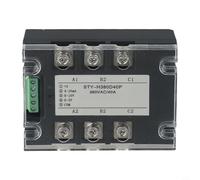 Régulateur de tension CA triphasé industriel 380 V 40 A-150 A Thyristor Module de contrôle de puissance relais statique pour machines d'emballage alimentaire (40 A)