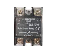 Régulateur de tension de contrôle de résistance 380 V AC Relais semi-conducteur à courant élevé 220 V 10 A 25 A 40 A 80 A 100 A 120 A (SSR-10VA (10 A))