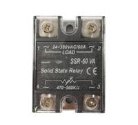 Régulateur de tension de contrôle de résistance 380 V AC Relais semi-conducteur à courant élevé 220 V 10 A 25 A 40 A 80 A 100 A 120 A (SSR-60VA (60 A))