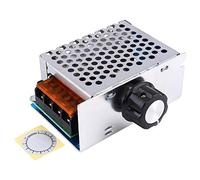 Régulateur de tension électronique, Haute puissance 4000W 220V AC SCR Contrôleur de vitesse du moteur du régulateur de tension Contrôleur de vitesse réglable électrique