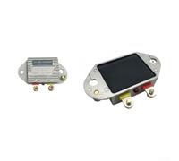 Régulateur de tension électronique pour véhicule agricole EQ140 14 V/28 V | Régulateur de générateur EQ140 Contrôleur de système double tension Régulateur de boîtier en fer robuste